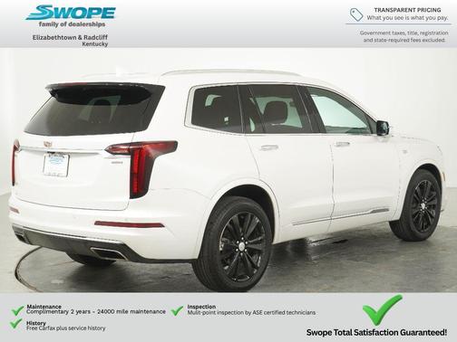 Crystal White Tricoat 2022 Cadillac XT6 Premium Luxury AWD