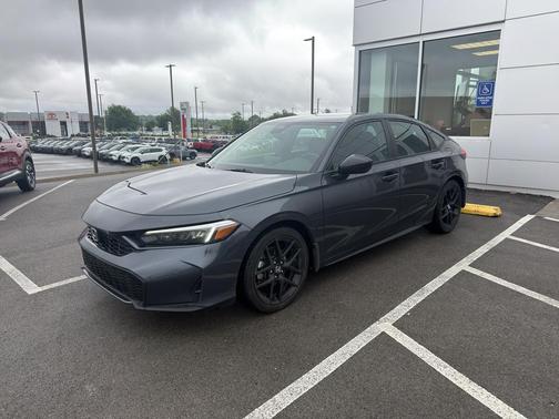 Gray 2025 Honda Civic Hybrid Sport