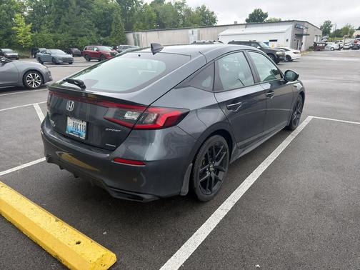 Gray 2025 Honda Civic Hybrid Sport