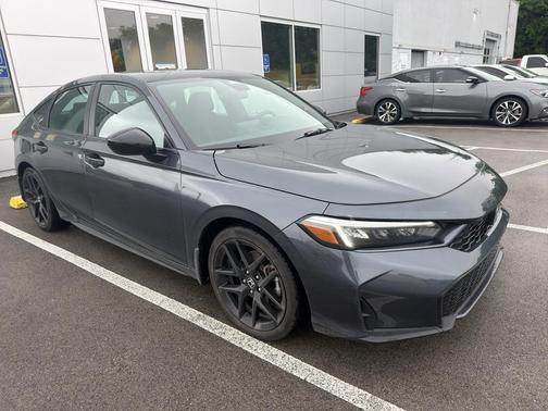 Gray 2025 Honda Civic Hybrid Sport