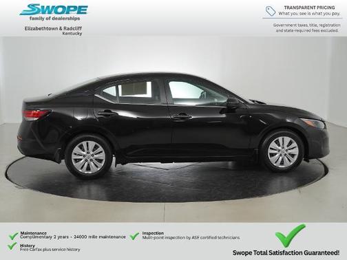 Black 2024 Nissan Sentra S