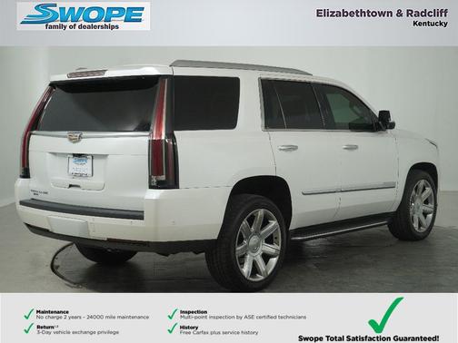 Crystal White Tricoat 2017 Cadillac Escalade Luxury