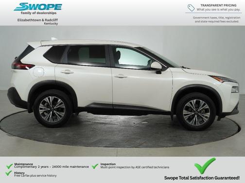 Pearl White Tricoat 2023 Nissan Rogue SV
