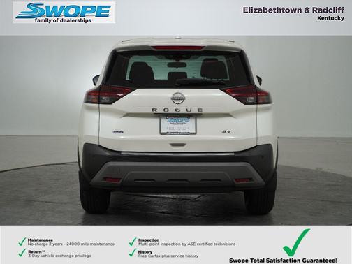 Pearl White Tricoat 2023 Nissan Rogue SV