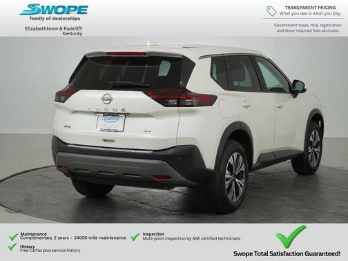 Pearl White Tricoat 2023 Nissan Rogue SV
