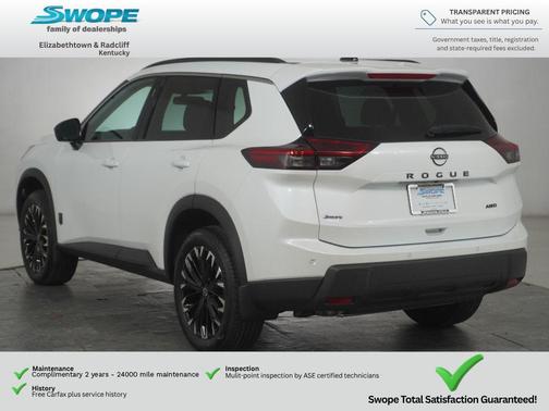 Everest White Pearl Tricoat 2026 Nissan Rogue Dark Armor