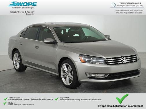 Platinum Gray Metallic 2014 Volkswagen Passat 2.0L TDI DSG SEL Premium