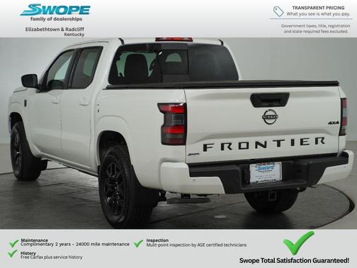 Glacier White 2026 Nissan Frontier SV