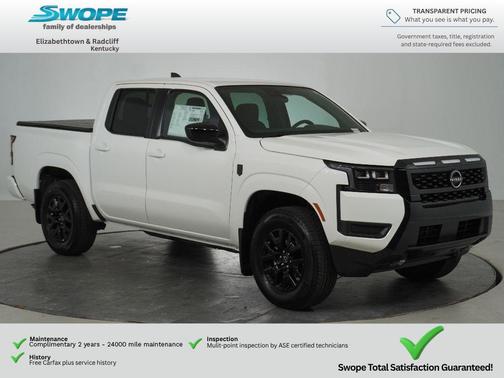 Glacier White 2026 Nissan Frontier SV