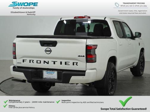 Glacier White 2026 Nissan Frontier SV