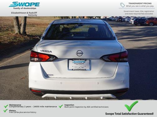 Aspen White Tricoat 2025 Nissan Versa 1.6 SV