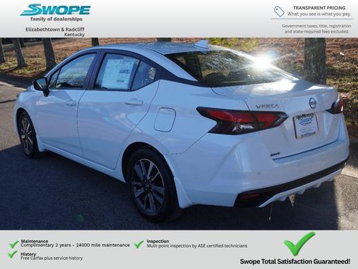 Aspen White Tricoat 2025 Nissan Versa 1.6 SV