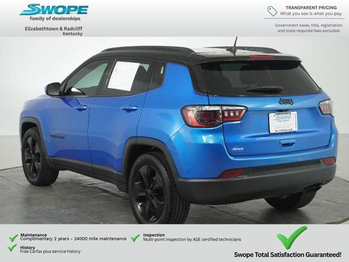 Laser Blue Pearlcoat 2021 Jeep Compass Latitude