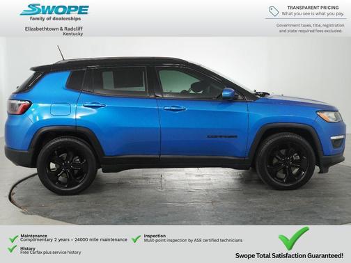 Laser Blue Pearlcoat 2021 Jeep Compass Latitude