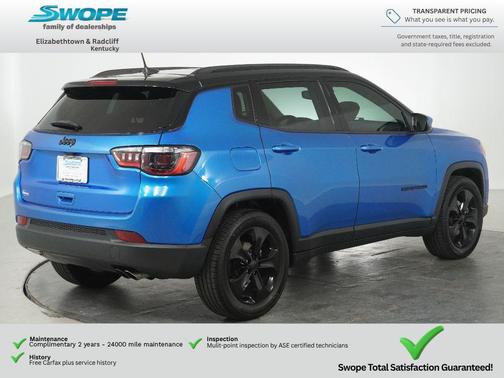 Laser Blue Pearlcoat 2021 Jeep Compass Latitude