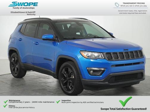 Laser Blue Pearlcoat 2021 Jeep Compass Latitude