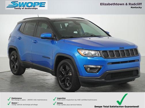 Laser Blue Pearlcoat 2021 Jeep Compass Latitude