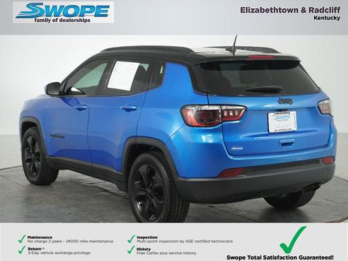 Laser Blue Pearlcoat 2021 Jeep Compass Latitude