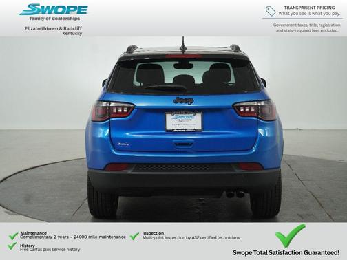 Laser Blue Pearlcoat 2021 Jeep Compass Latitude