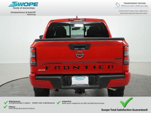 Red Alert 2026 Nissan Frontier SV