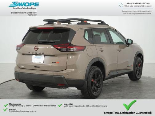Baja Storm Metallic 2025 Nissan Rogue Rock Creek