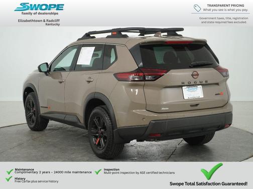 Baja Storm Metallic 2025 Nissan Rogue Rock Creek