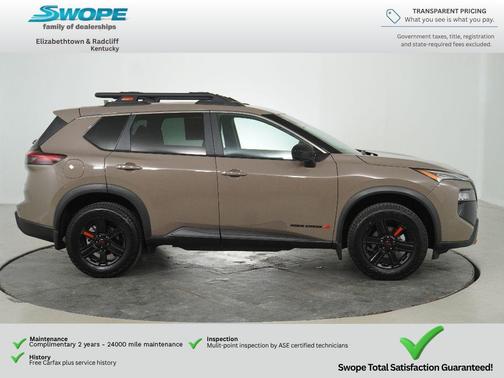 Baja Storm Metallic 2025 Nissan Rogue Rock Creek