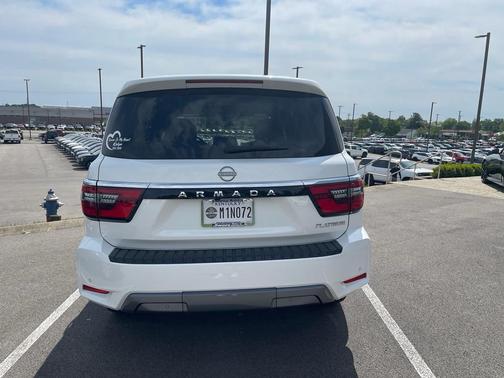 Aspen White Tricoat 2024 Nissan Armada Platinum