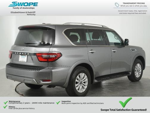 Gun Metallic 2024 Nissan Armada SV
