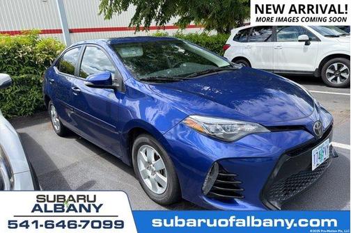 Blue 2017 Toyota Corolla SE