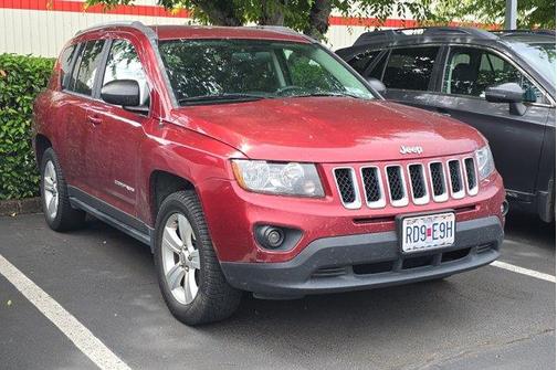 Deep Cherry Red Crystal Pearlcoat 2017 Jeep Compass Sport