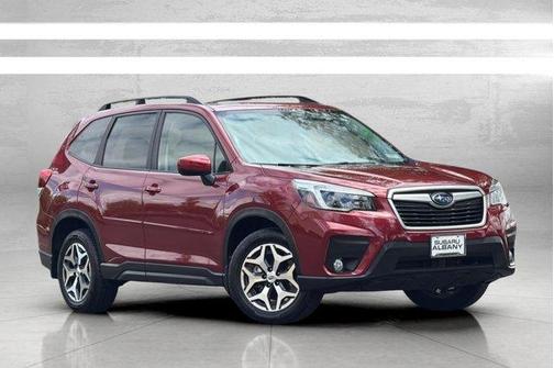 Crimson Red Pearl 2021 Subaru Forester Premium