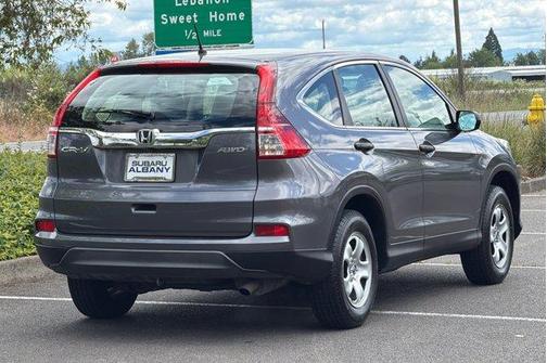 Gray 2015 Honda CR-V LX