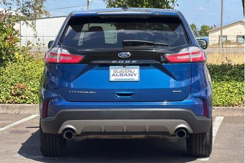 Blue Metallic 2024 Ford Edge Titanium
