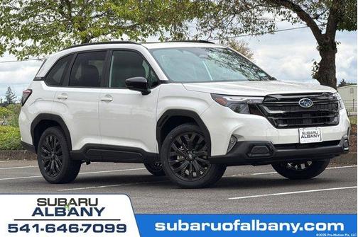 Crystal White Pearl 2026 Subaru Forester Sport