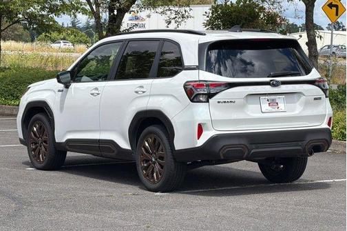 Crystal White Pearl 2025 Subaru Forester Hybrid Sport