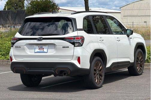 Crystal White Pearl 2025 Subaru Forester Hybrid Sport