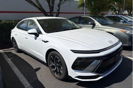 White 2024 Hyundai SONATA SEL