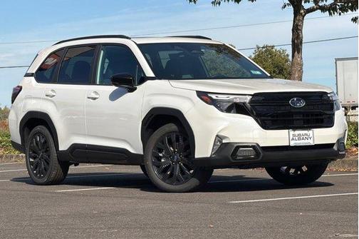 Crystal White Pearl 2026 Subaru Forester Sport
