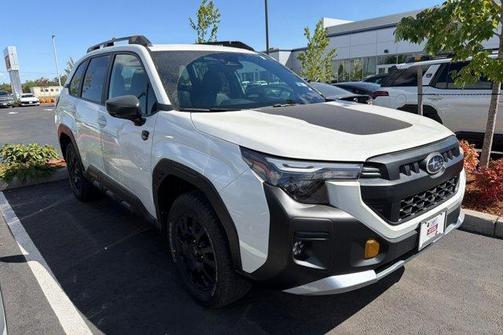 Crystal White Pearl 2026 Subaru Forester Wilderness
