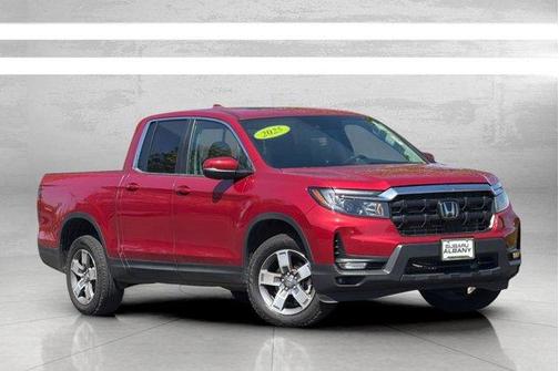 Radiant Red 2025 Honda Ridgeline RTL