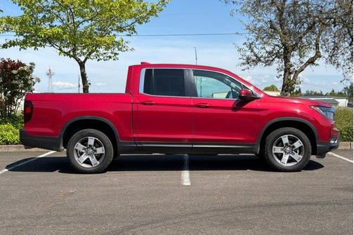 Radiant Red 2025 Honda Ridgeline RTL