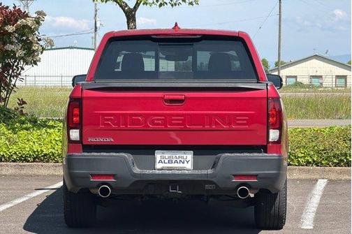Radiant Red 2025 Honda Ridgeline RTL