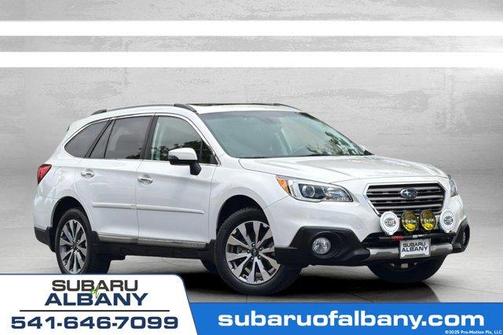 Crystal White Pearl 2017 Subaru Outback 2.5i Touring