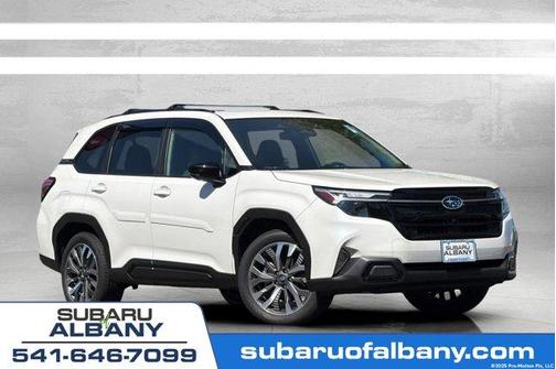 Crystal White Pearl 2025 Subaru Forester Touring