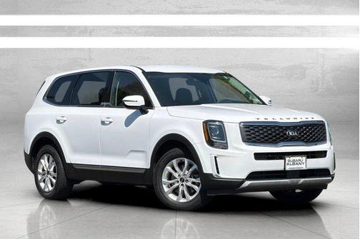 Glacial White Pearl 2021 Kia Telluride LX