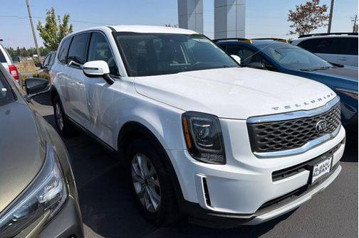 Glacial White Pearl 2021 Kia Telluride LX
