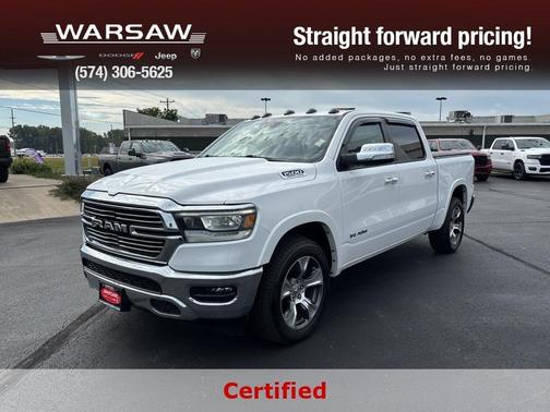 White 2022 RAM 1500 Laramie