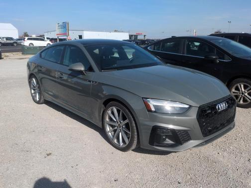 Chronos Gray Metallic 2025 Audi A5 Sportback S line Premium