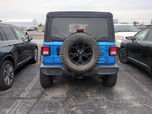 Blue 2021 Jeep Wrangler Unlimited Sport